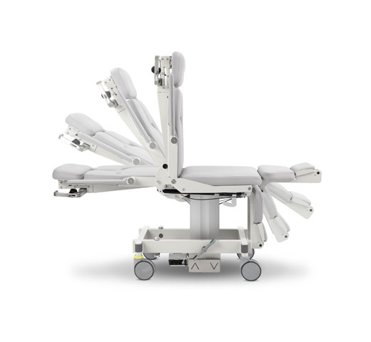 Akrus Mammography Positioning Chair in white background