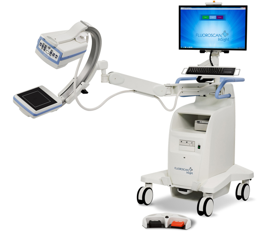 Hologic Fluoroscan™ InSight™ Mini C-arm in white background